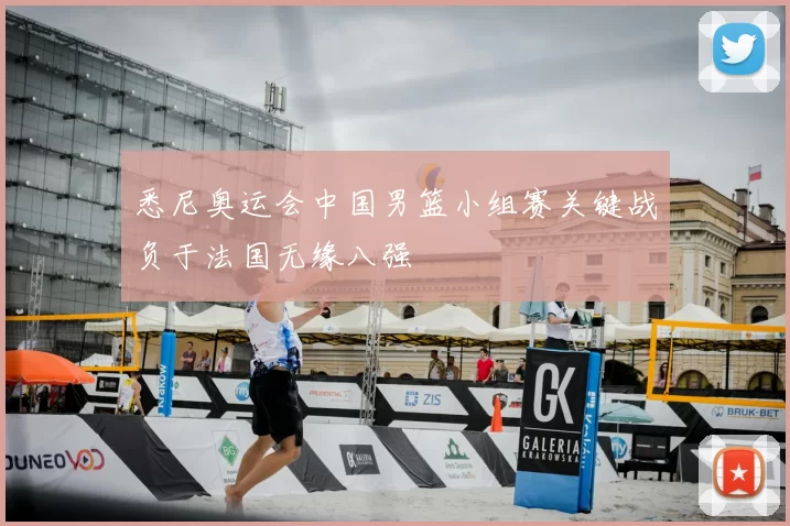 悉尼奥运会中国男篮小组赛关键战负于法国无缘八强
