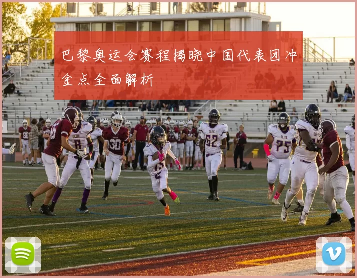 巴黎奥运会赛程揭晓中国代表团冲金点全面解析