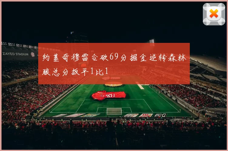 约基奇穆雷合砍69分掘金逆转森林狼总分扳平1比1